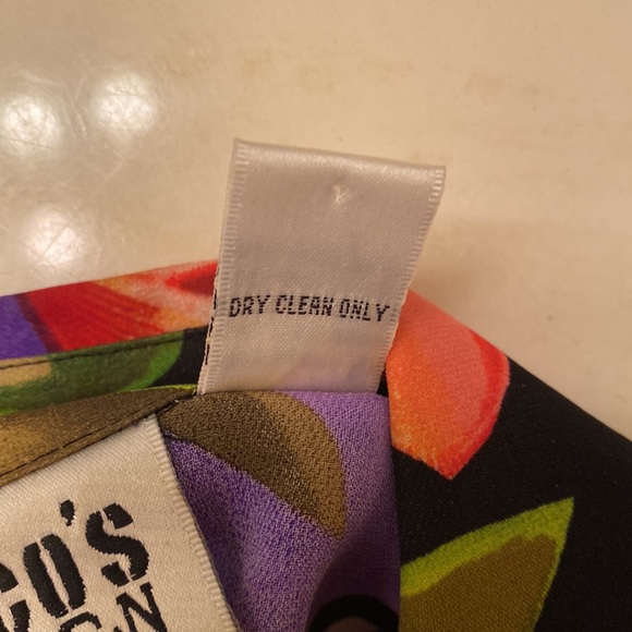 Chico’s Vintage Hawaiian Shirt Size 1 - Picture 4 of 4